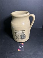 Cox &Purves Crock Pitcher Made In England