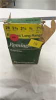 28 ga Remington express shells, quantity unknown