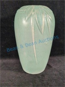 Matte green McCoy vase