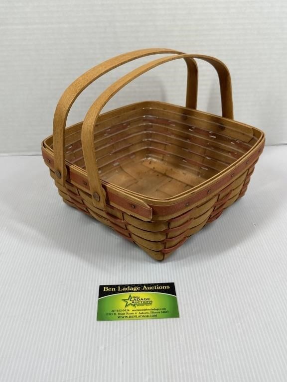 Longaberger Double Handled Basket