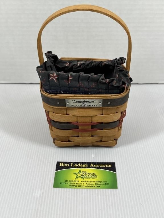 Longaberger 1993 Inaugural Basket