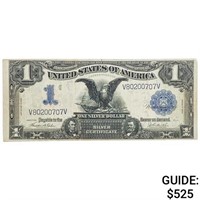 FR. 233 1899 $1 BLACK EAGLESILVER CERTIFICATE VF+