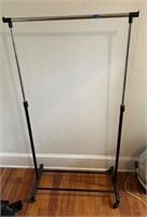 rolling clothes rack