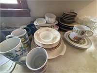Dishes, Odd Pieces (57 pcs.)