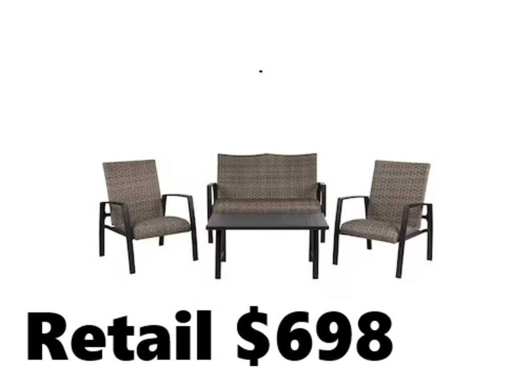 Style Selections Fairport Patio Conversation Set