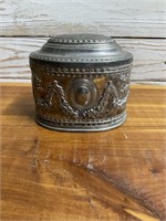 VINTAGE SILVER PLATED JEWERLY BOX
