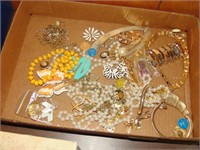 Flat full of Costume Jewelry