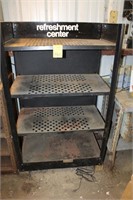 Metal CoCa Cola Storage Shelves