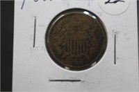 1868 2 Cent Coin