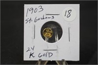 1903 St. Gaudens Mini Gold Coin