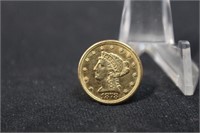 1878 $2.5 Pre-33 Gold Liberty Head Coin