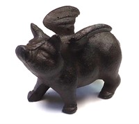 Cast Iron Flying Pig 3" x 3"