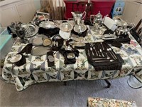 Large Lot of Silver Plate