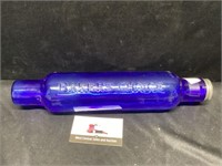 Blue Glass Bakers Choice Rolling Pin