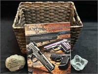 Pistols and magazine basket