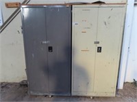 2 Mobile Steel Cabinets