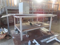 Steel Framed Timber Top Table 1900x1400mm