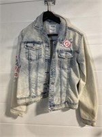 Girl's United Jean Jacket With Floral