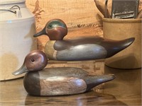 Two Vintage Bundy & Company Hand Painted Decoys