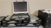 Lot of (5) Panasonic Tuffbook Laptops with NO HARD