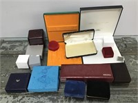 Lot of jewelry boxes
