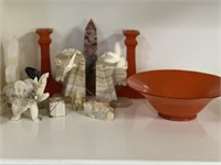 Marble Bookends, Figurines and more