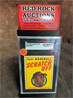 1971 Topps Scratch-Offs Hank Aaron Slab SGC