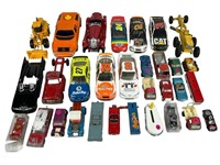 Vintage Die-Cast Toy Cars & Construction Vehicles