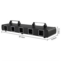 5 Lens 5 Beam RGBYC DJ Laser Stage Light