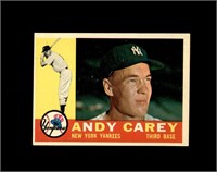 1960 Topps #196 Andy Carey EX to EX-MT+