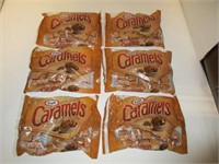 6 Bags Kraft Caramels