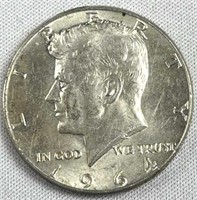 1964 JFK 90% Silver Half Dollar, Uncirculated