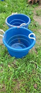 blue buckets