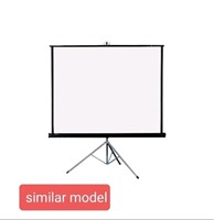 250" White projector screen with tripod stand