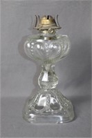 Beaded Oil Lamp  18.5" Tall to Shade