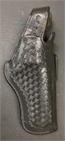 BIANCHI #5BHL .38 .357 S&W BLACK TOOLED HOLSTER