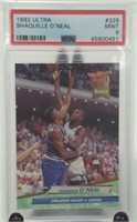 1992 Ultra Shaquille O'Neal PSA Graded 9 Mint