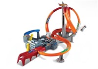 Hot Wheels Toy Car Track Set Spin Storm,