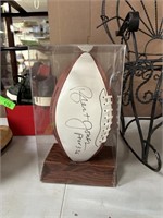 BRENT JONES AUTOGRAPHED FOOTBALL