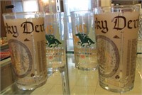 2 1974 Derby Glasses and 2 2019 Derby Glasses