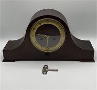 Mahogany Mantle Clock w/ Key-Germany
