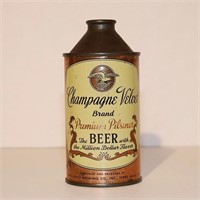 Champagne Velvet Beer Cone Top Beer Can IRTP