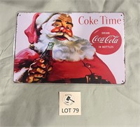 Coca-Cola Santa Sign