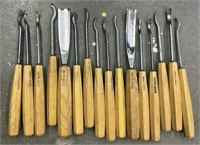 Lot of Swiss Made Wood Turning Tools