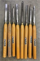 Set of Sorby Wood Turning Tools
