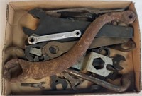 Box Lot Misc Wrenches & Handles