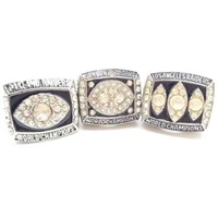 Las Vegas Raiders Set of 3 Champs Rings NEW