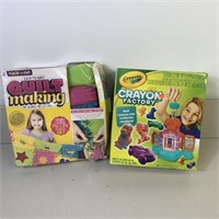 Quilt Making Kit and Crayon Factory
