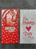 Hallmark Valentines day favor sacks