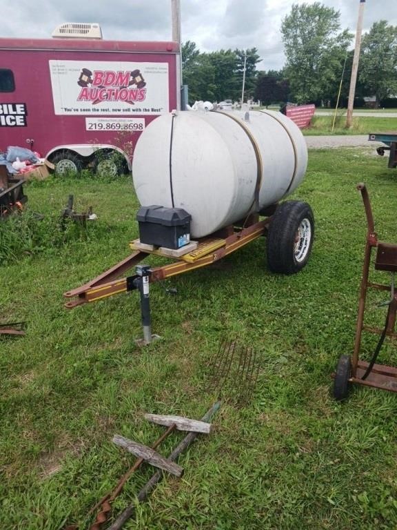 500 GAL FUEL TANK &TRAILER